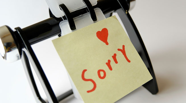 How to stop apologising