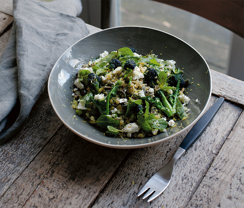 Laura's herbed green quinoa