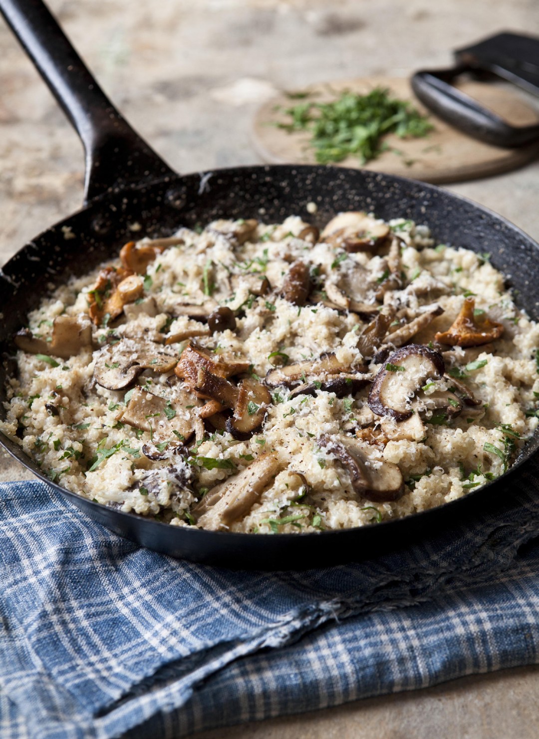 Mushroom quinotto