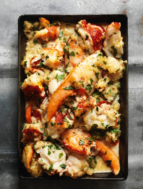 Buttered mustard lobster