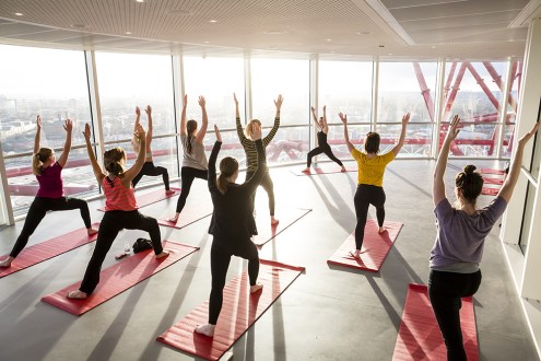 Yoga in the Sky