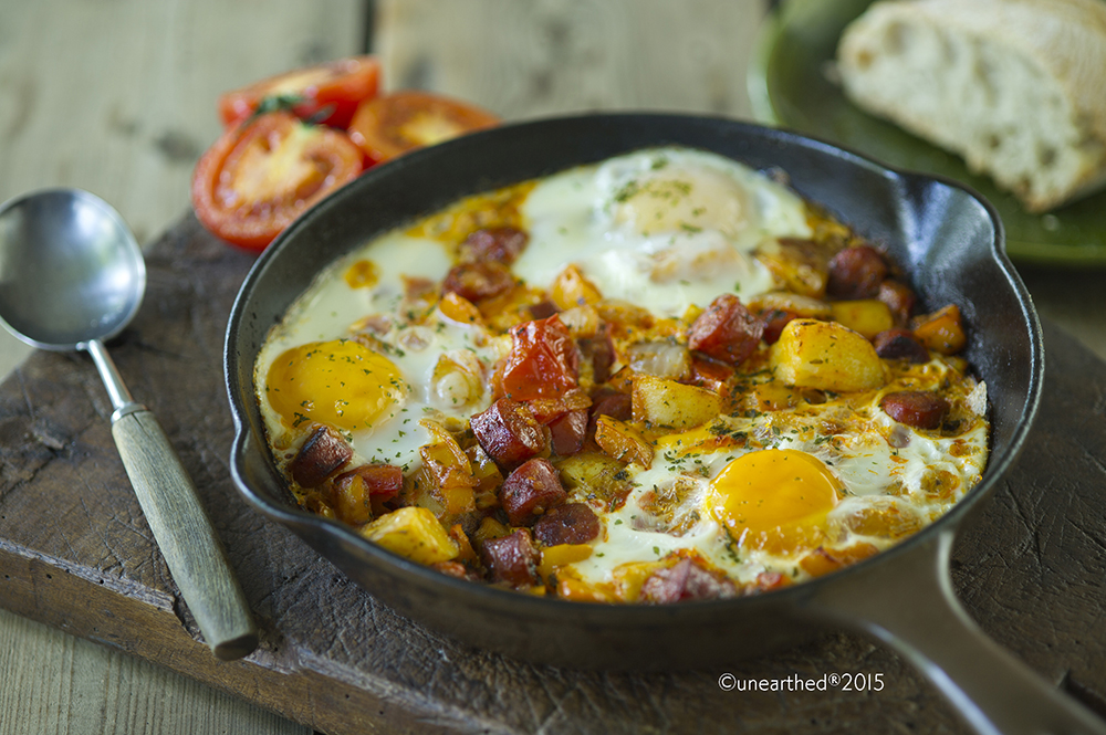 Smoked Chorizo Hash brunch recipe