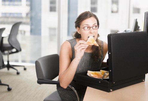 Always hungry and grazing at work?