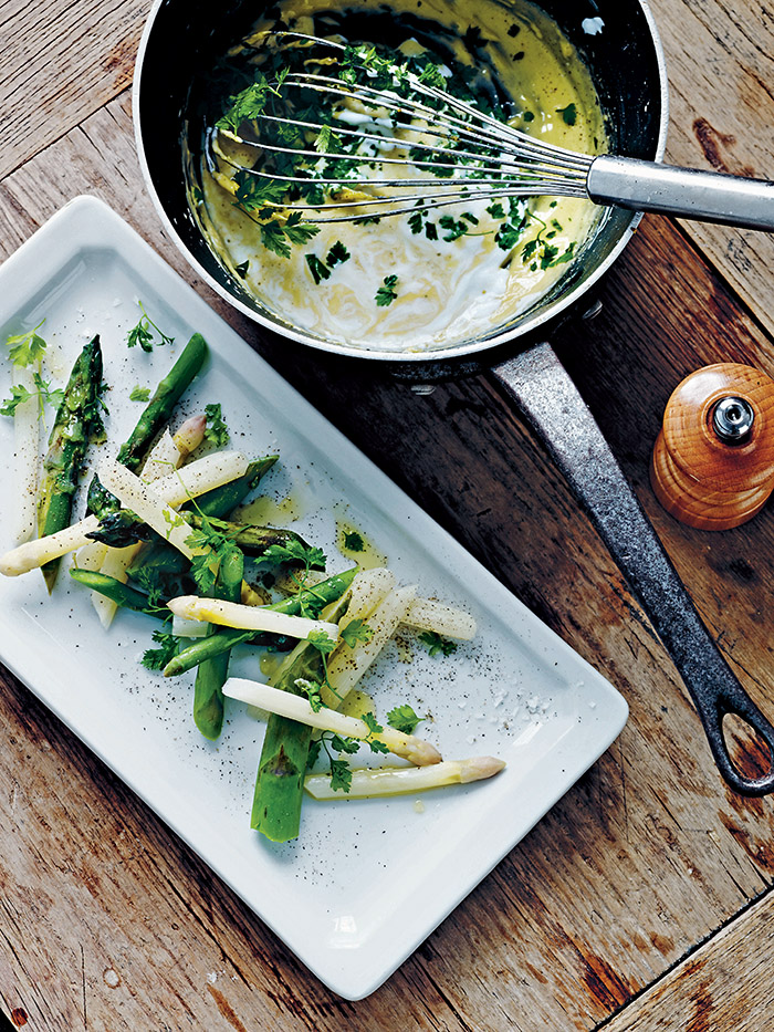 The Nordic Kitchen: asparagus and chervil mousseline