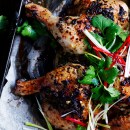 Thai chicken with sweet chilli sauce and green papaya salad