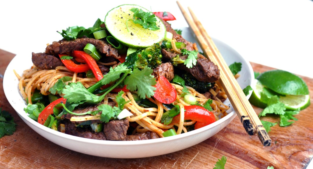 Spicy beef stir fry