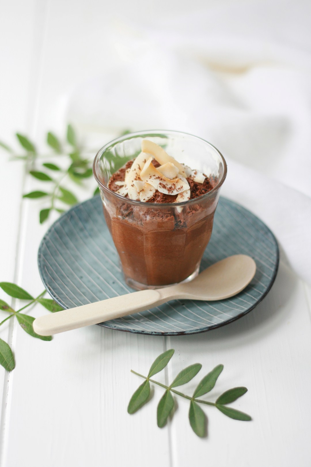 Coconut chocolate mousse