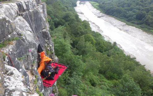 Cliff camping: what’s it like to spend the night on a cliff portaledge?